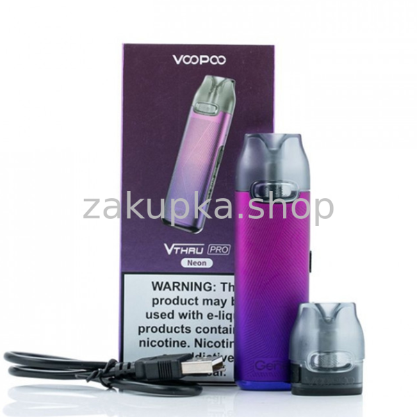 Устройство VooPoo V.Thru Pro Kit - Оранжево-Голубой